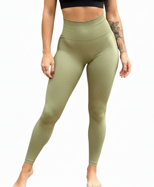 Leggings Push Up Girafa Verde