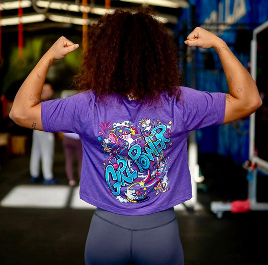 Girl Power crop top - Unbroken Fitness Shop