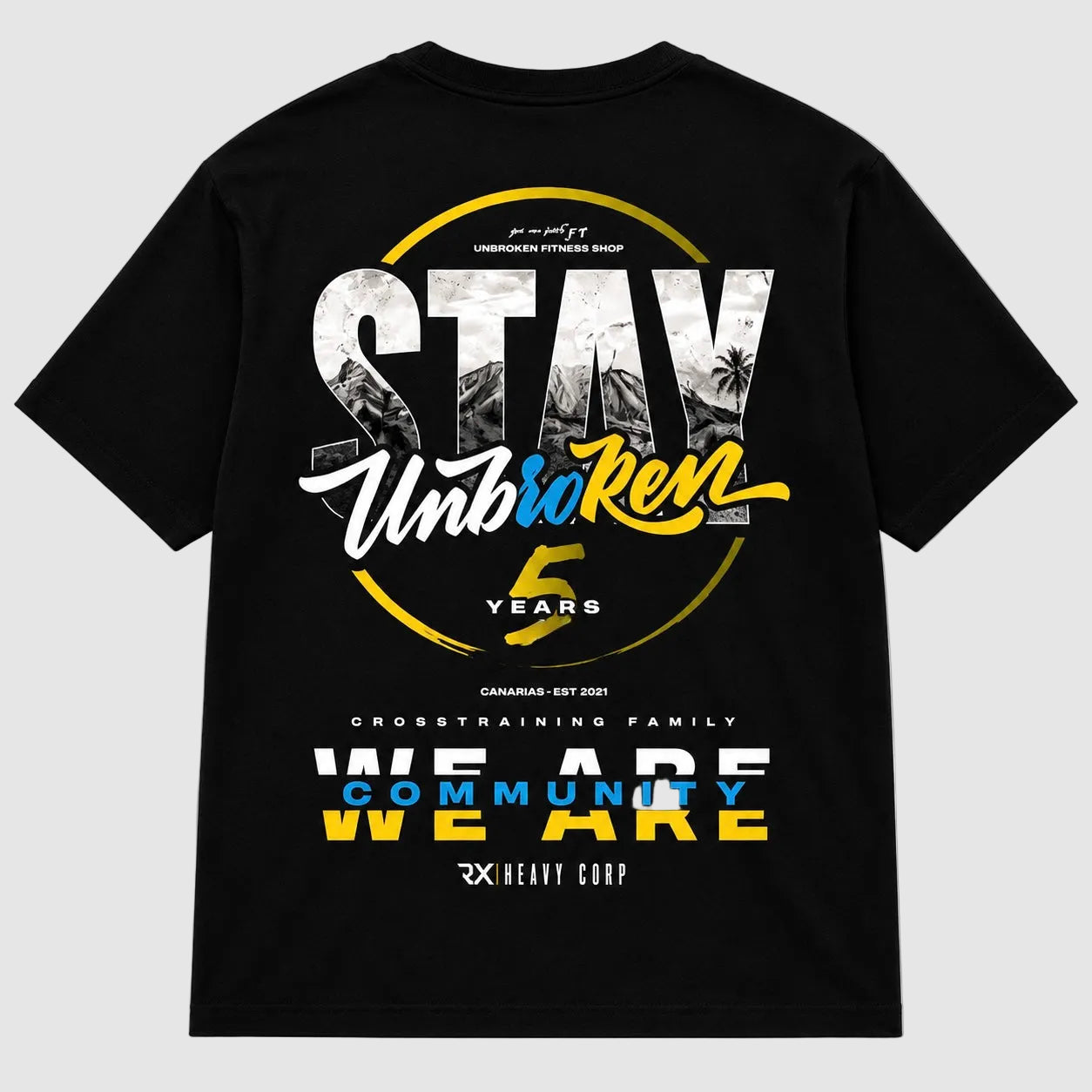 Stay Unbroken tee oversize | V Aniversario