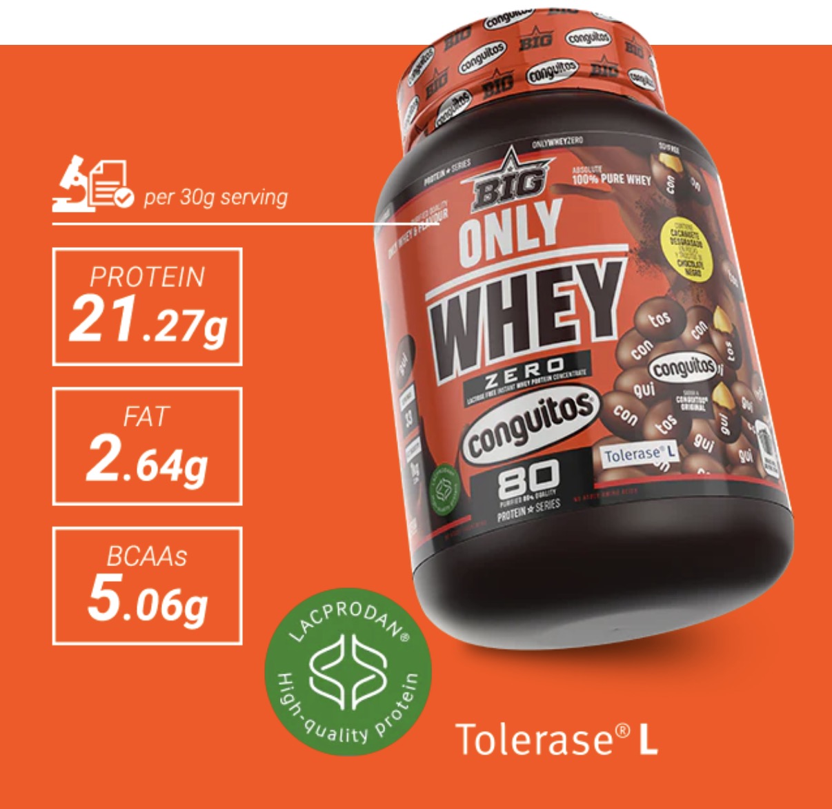 BIG WHEY Zero 1 KG | Conguitos® white