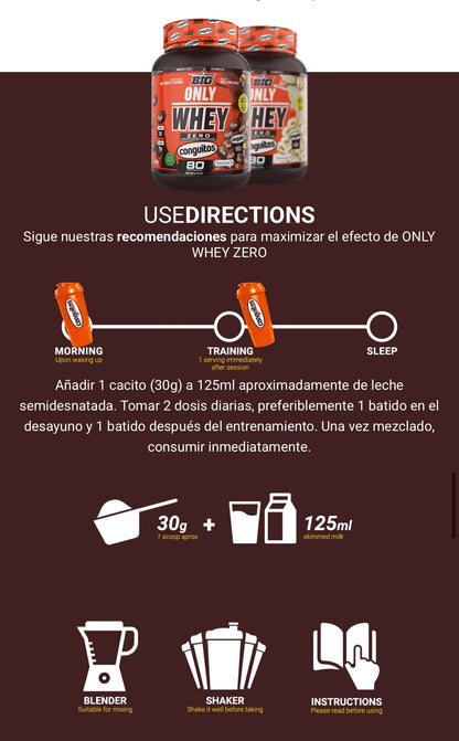 BIG WHEY Zero 1 KG | Conguitos® white