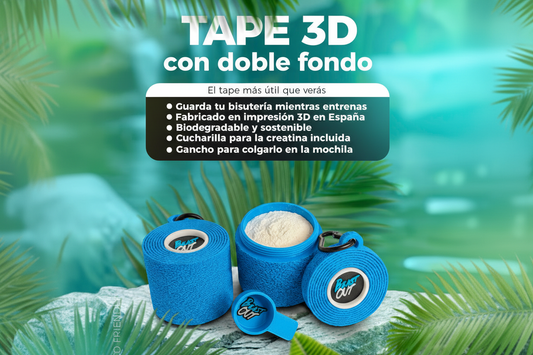 Portaaccesorios Tape 3D azul