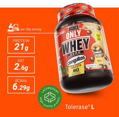BIG WHEY Zero 1 KG | Conguitos® galleta white