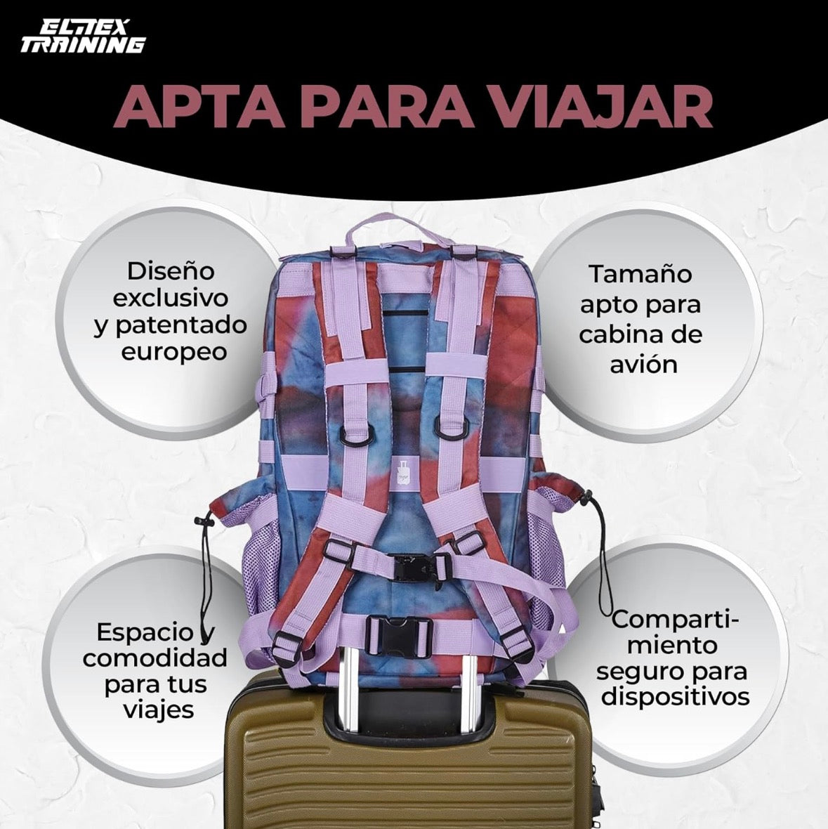 Elitex Nébula 45 L compartimento comida