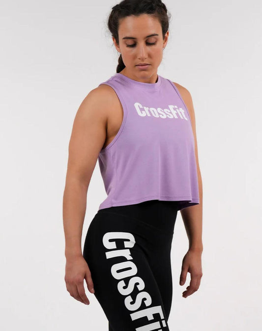 Thaesia CrossFit® Crop tank bloom - Unbroken Fitness Shop