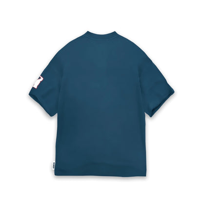 Muscle Giants oversize washed blue