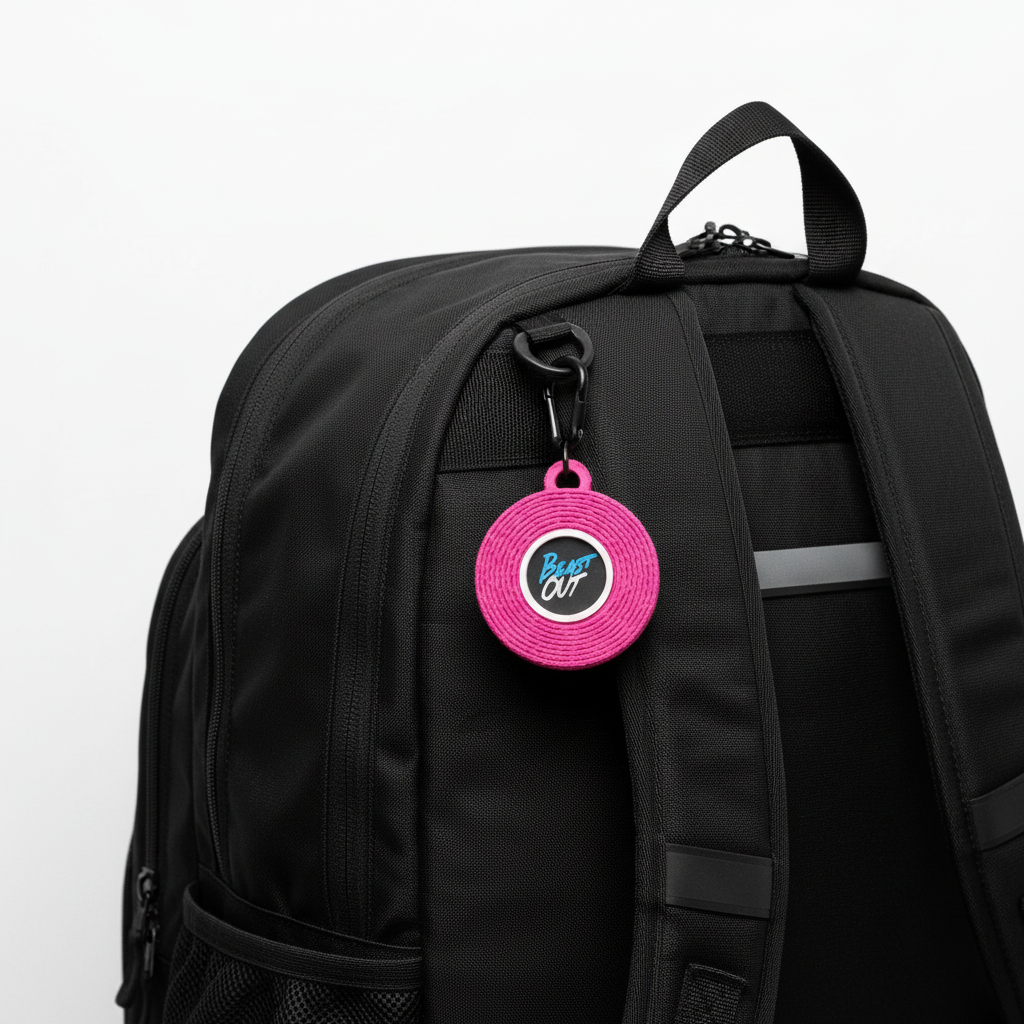 Portaaccesorios Tape 3D rosa