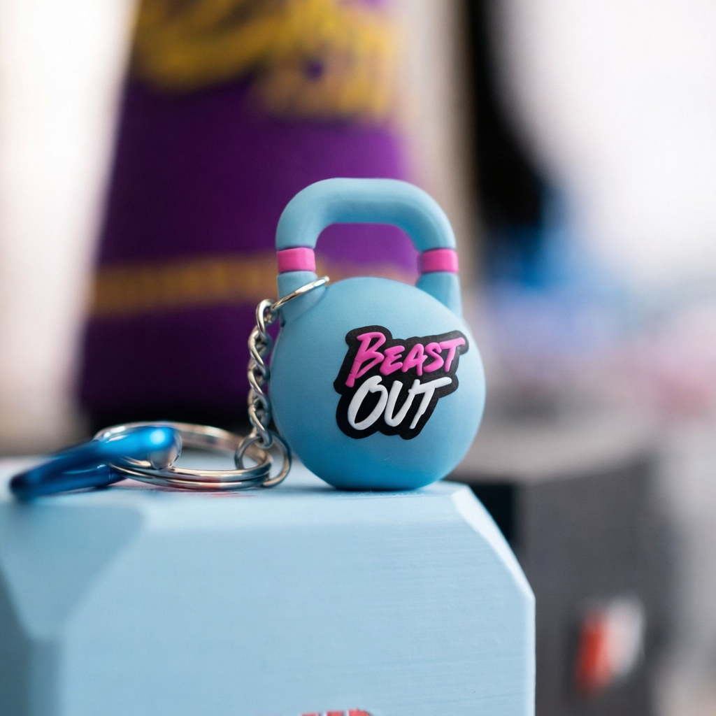 Llavero kettlebell BeastOut