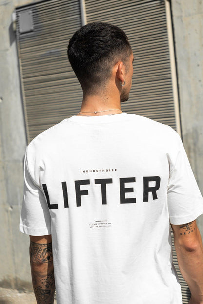 Lifter white oversize - Unbroken Fitness Shop