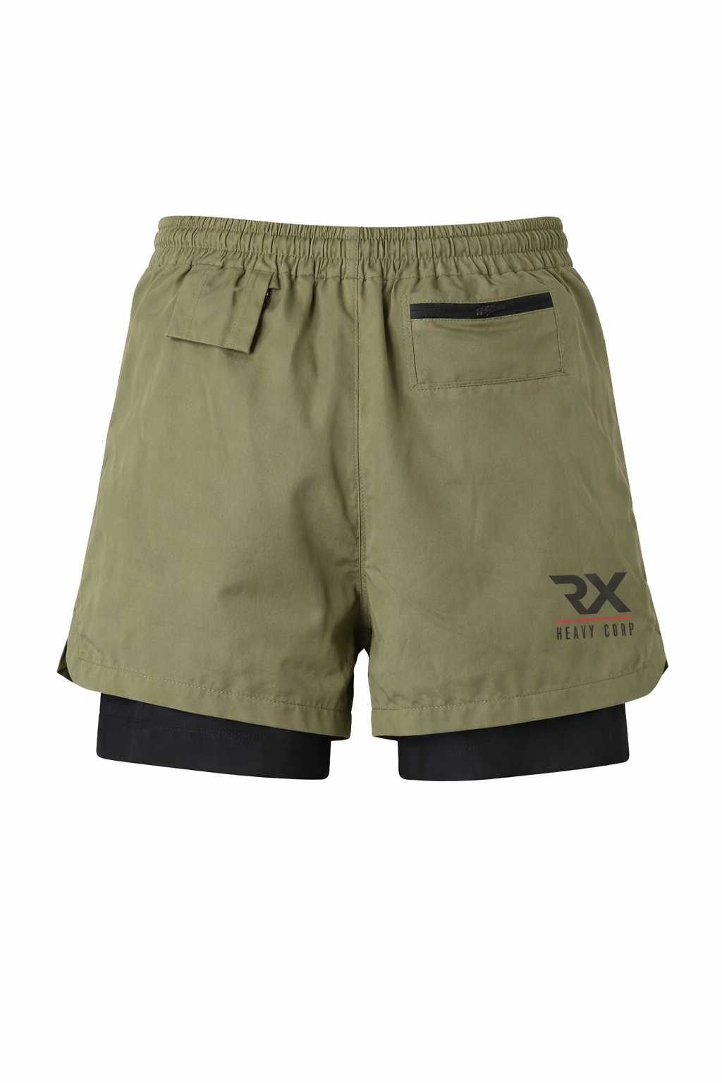 Pantalón corto malla RX verde militar