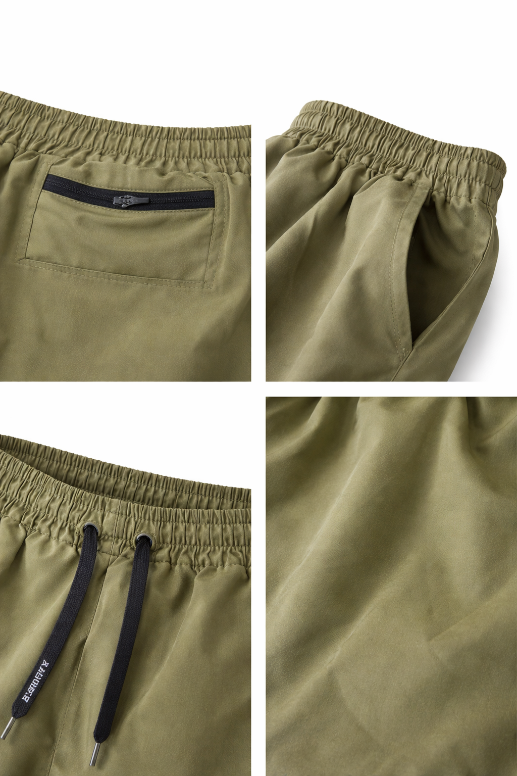 Pantalón corto malla RX verde militar