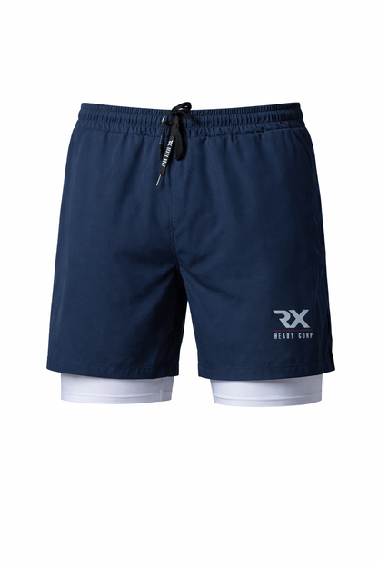 Pantalón corto malla RX azul