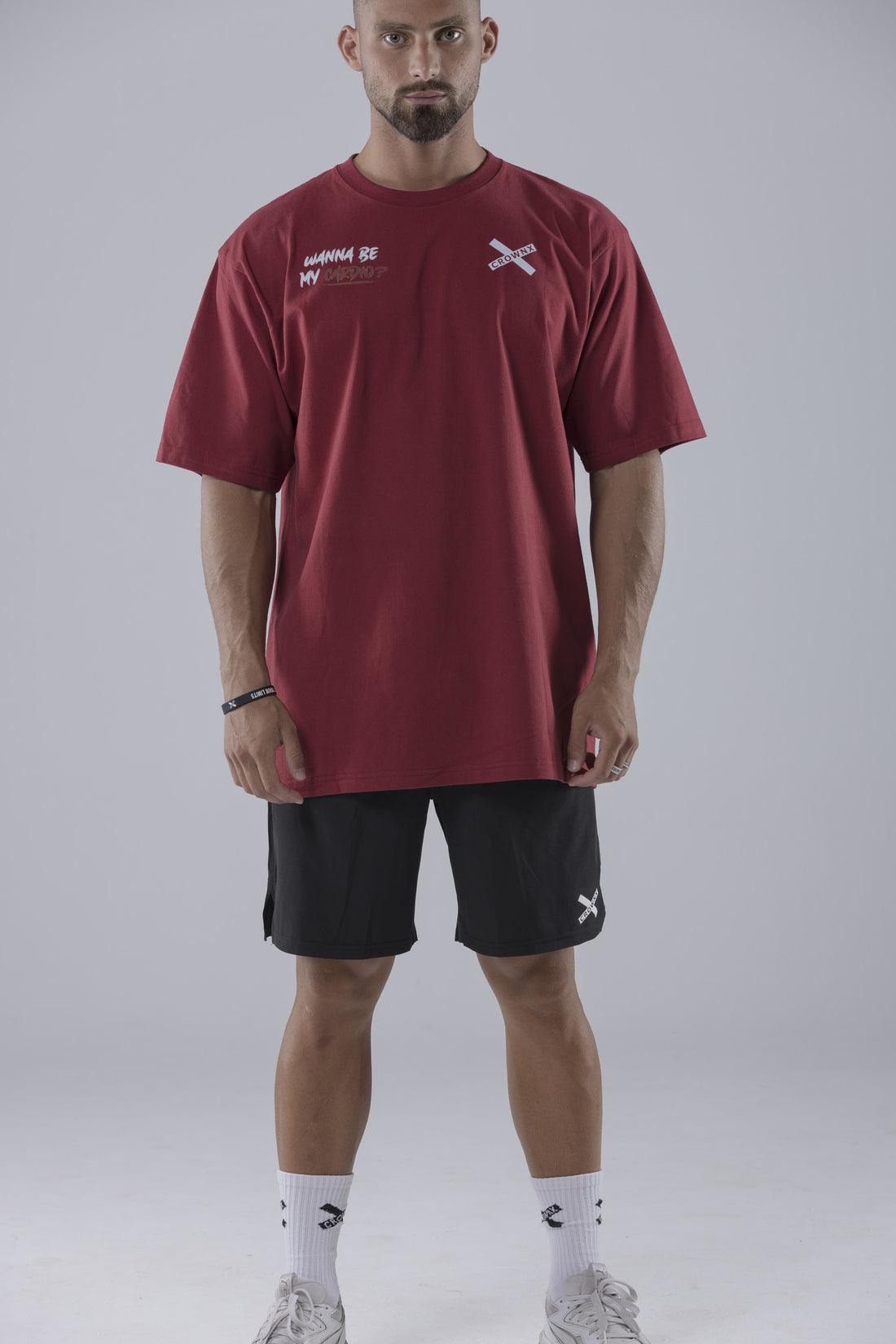 Crownx Athletic wine oversize - Unbroken Fitness Shop