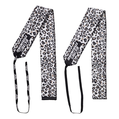 Muñequeras Leopardo blanco
