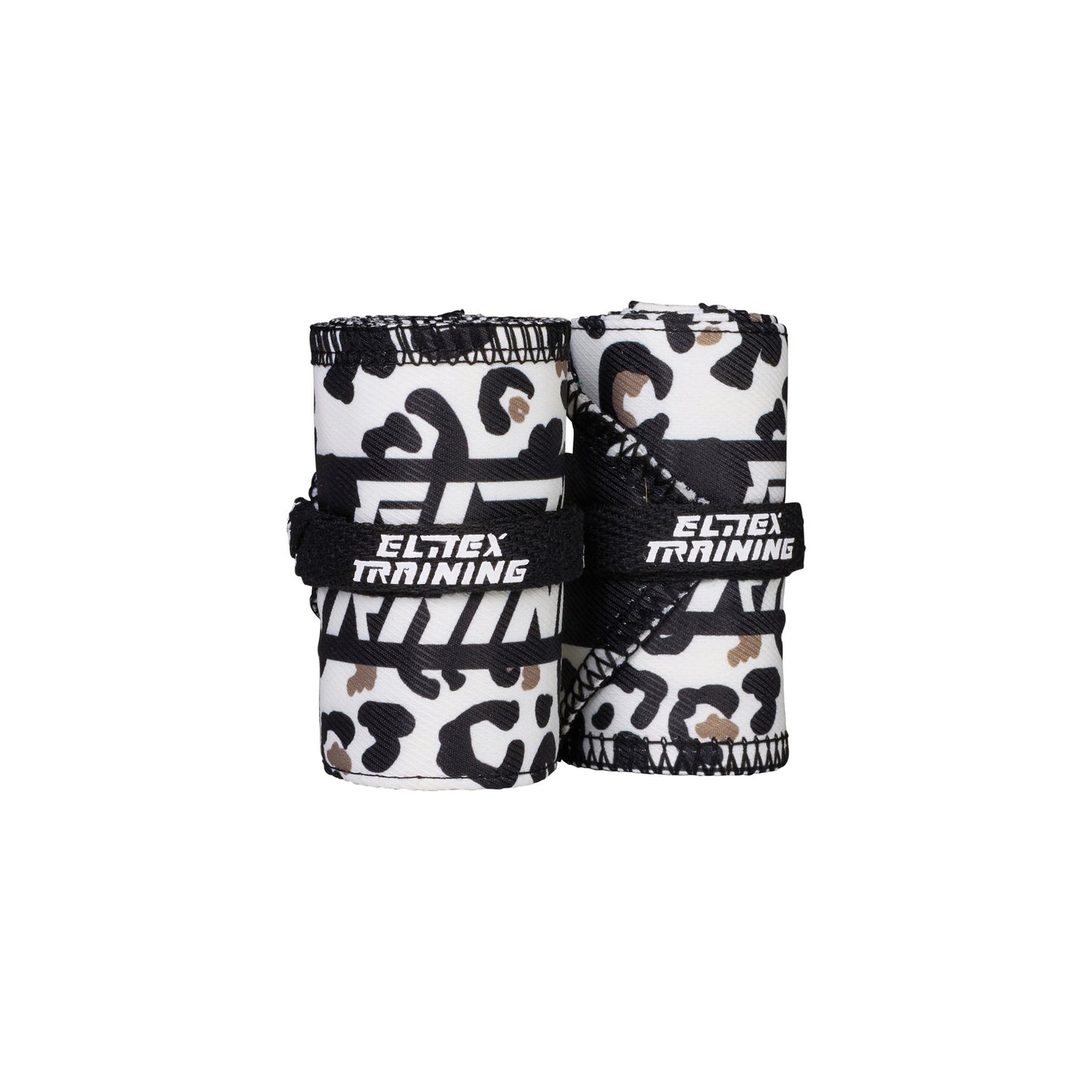 Muñequeras Leopardo blanco