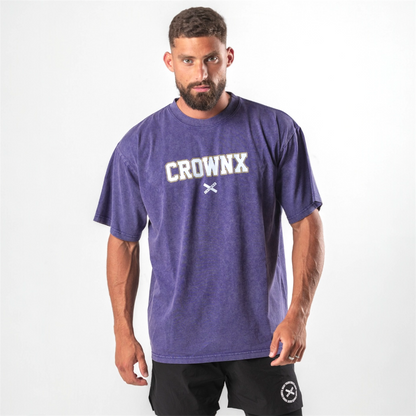 Varsity Crownx oversize purple