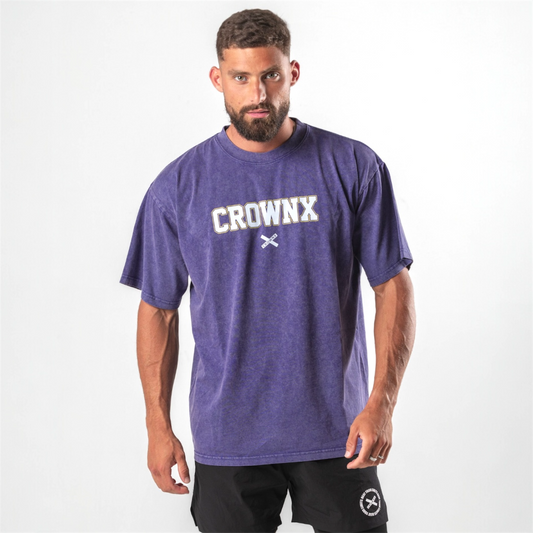 Varsity Crownx oversize purple