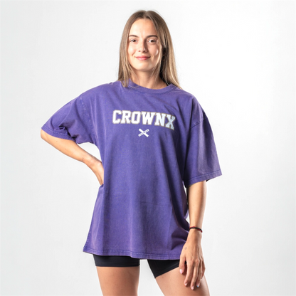 Varsity Crownx oversize purple