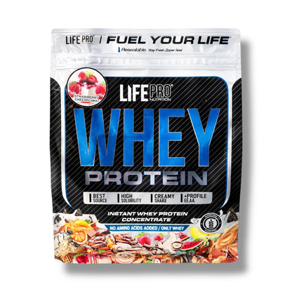 Life Pro WHEY Protein 1 kg | Tarta de queso y fresas