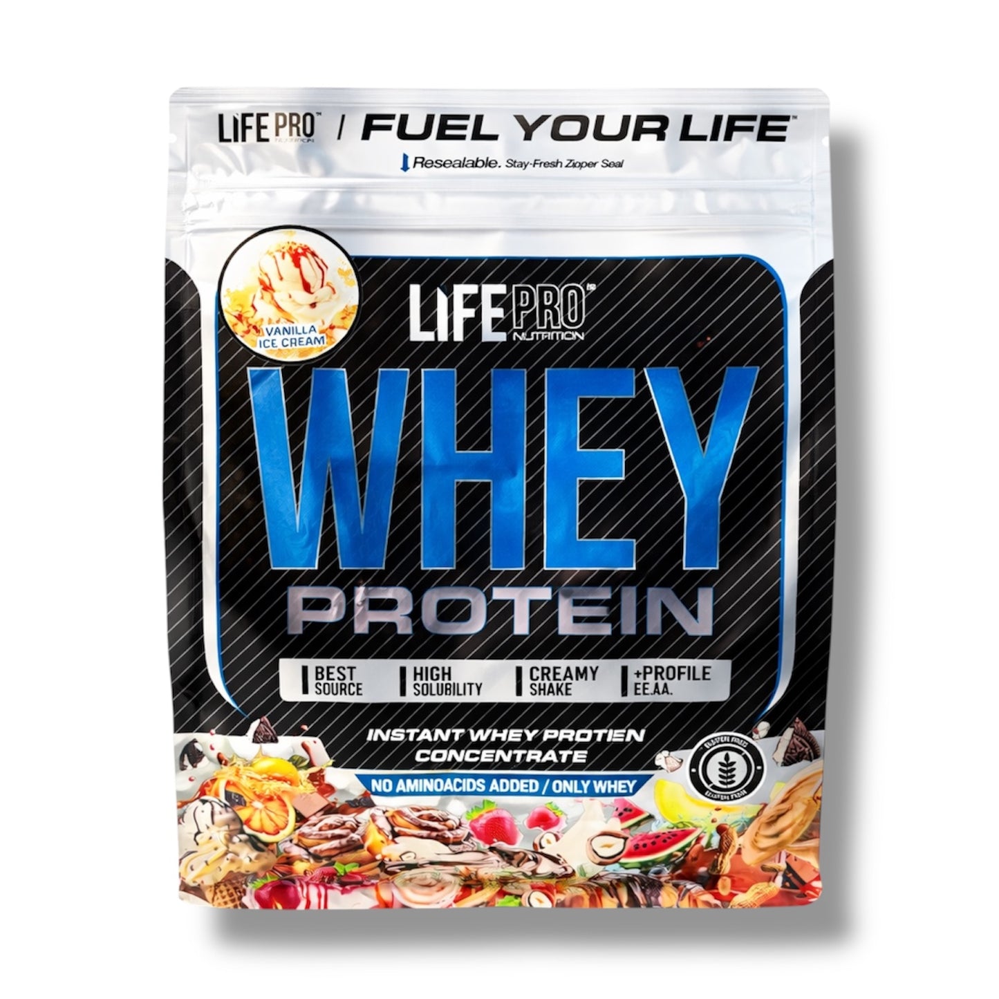 Life Pro WHEY Protein 1 kg | Helado de vainilla