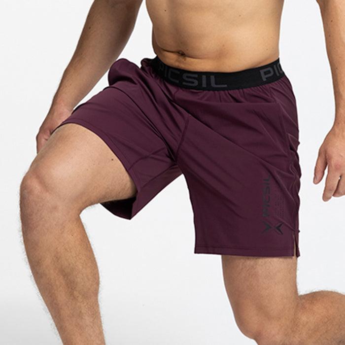Picsil Premium shorts granate - Unbroken Fitness Shop