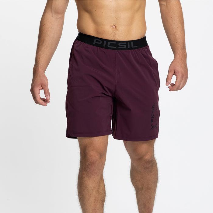 Picsil Premium shorts granate - Unbroken Fitness Shop