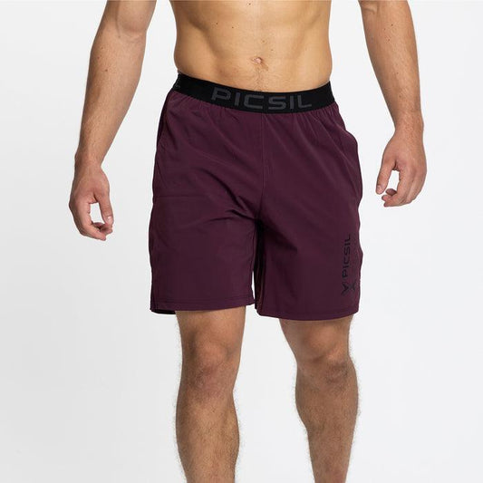 Picsil Premium shorts granate - Unbroken Fitness Shop