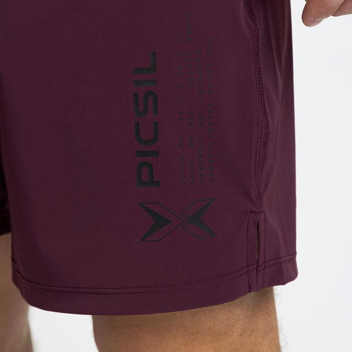 Picsil Premium shorts granate - Unbroken Fitness Shop