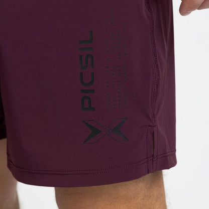 Picsil Premium shorts granate - Unbroken Fitness Shop