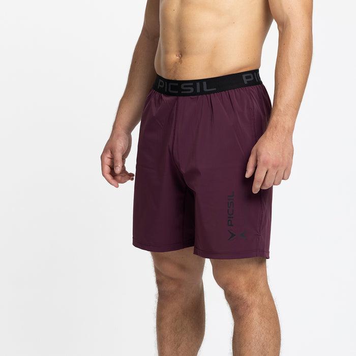 Picsil Premium shorts granate - Unbroken Fitness Shop