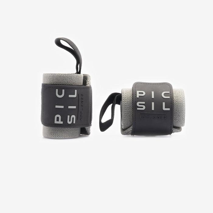 Muñequeras Picsil grey - Unbroken Fitness Shop
