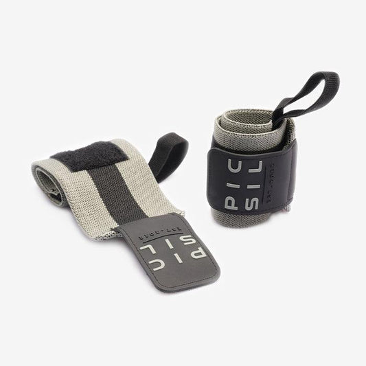 Muñequeras Picsil grey - Unbroken Fitness Shop