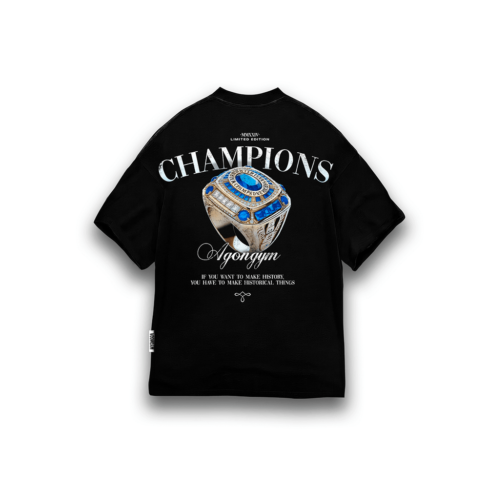 Champions oversize black - Unbroken Fitness Shop
