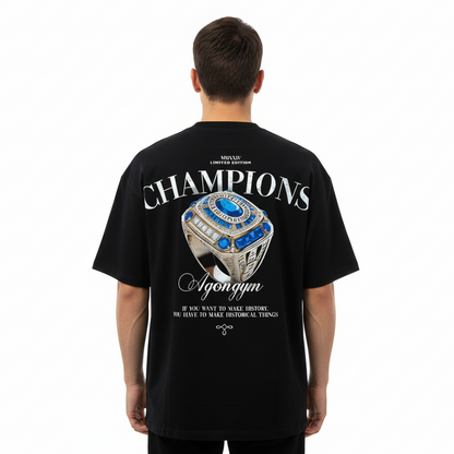 Campeões oversize preto