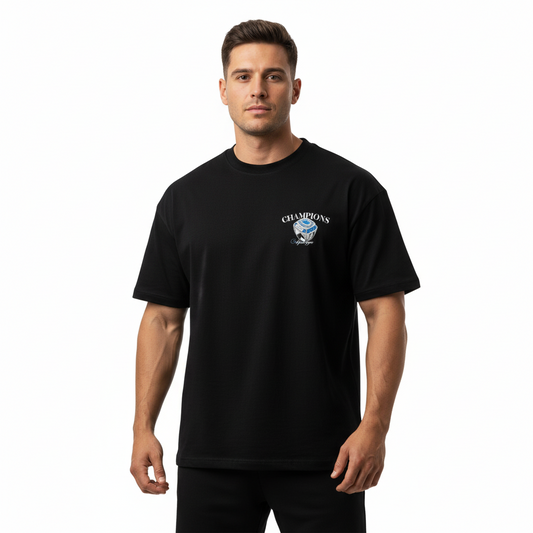 Campeões oversize preto