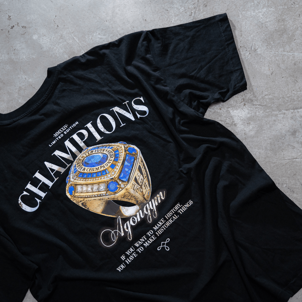 Champions oversize black - Unbroken Fitness Shop