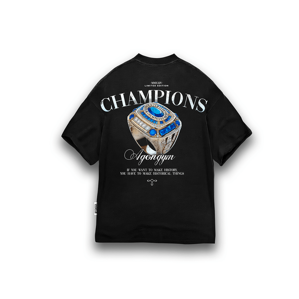 Champions oversize dark washed - Unbroken Fitness Shop