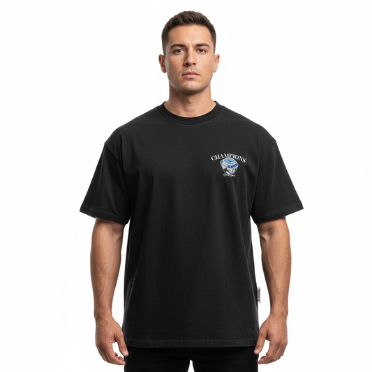 Champions oversize escuro lavado