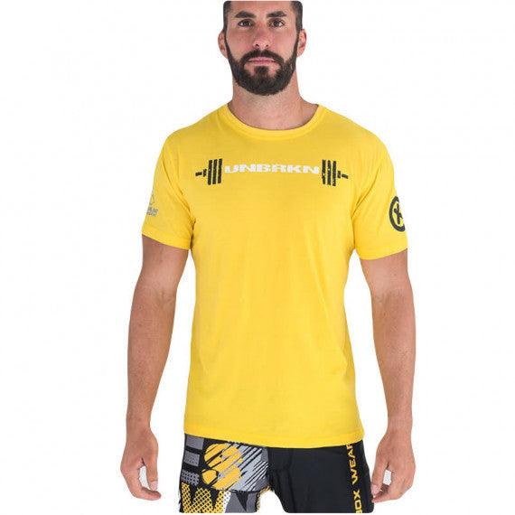 Unbroken Barbell yellow - Unbroken Fitness Shop