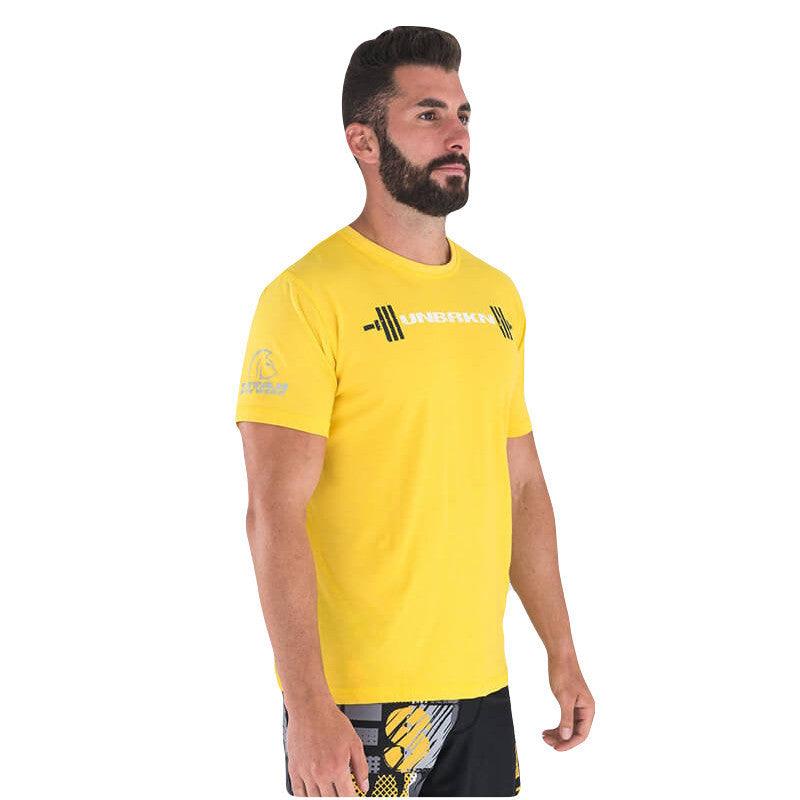 Unbroken Barbell yellow - Unbroken Fitness Shop
