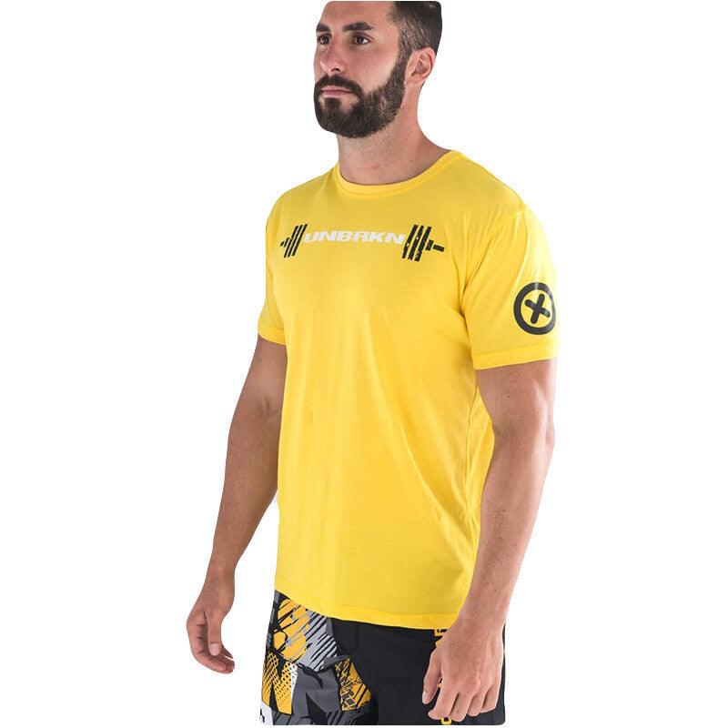 Unbroken Barbell yellow - Unbroken Fitness Shop
