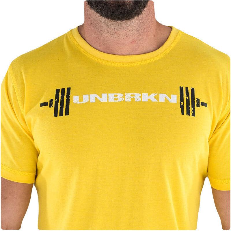Unbroken Barbell yellow - Unbroken Fitness Shop