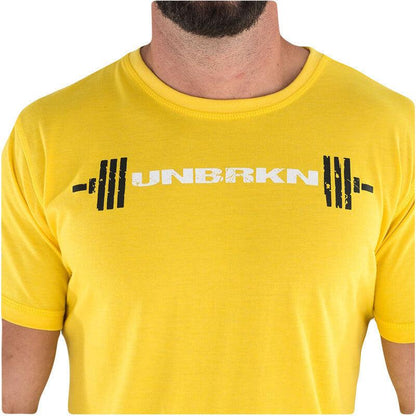 Unbroken Barbell yellow - Unbroken Fitness Shop
