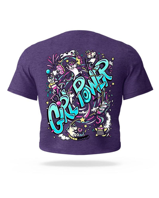 Girl Power crop top - Unbroken Fitness Shop