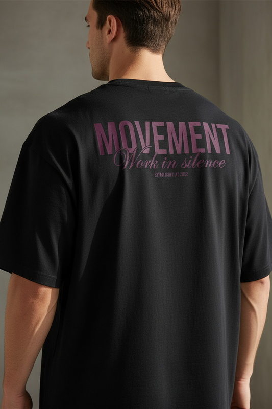 M4U Work In Silence oversize purple