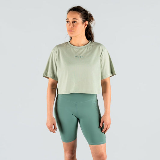 Picsil crop top oversize fern