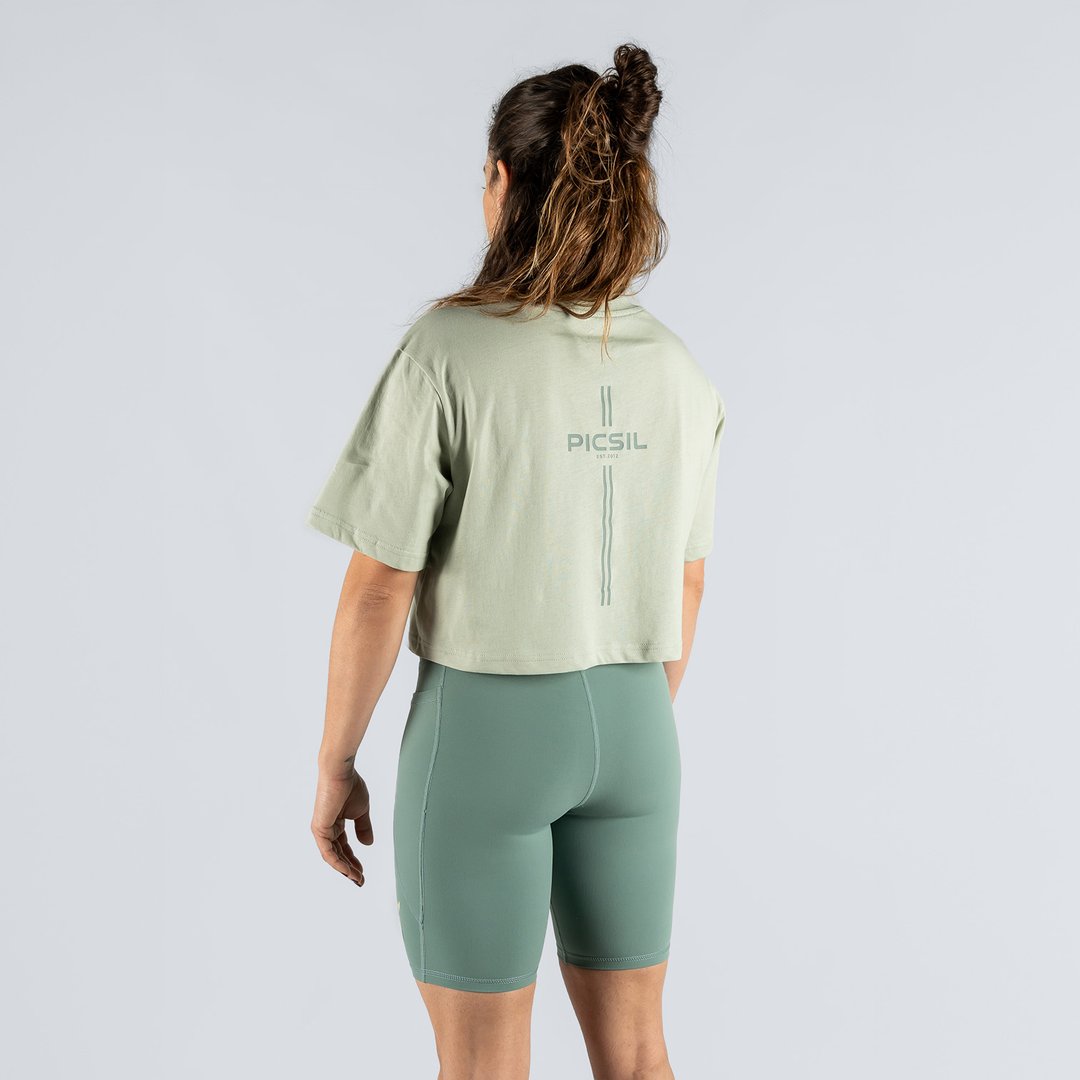 Picsil crop top oversize fern