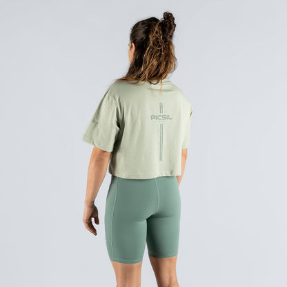 Picsil crop top oversize fern