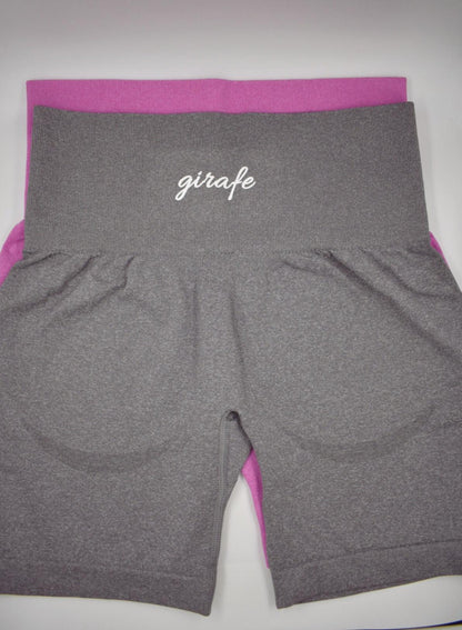Shorts Push Up Girafe gris - Unbroken Fitness Shop