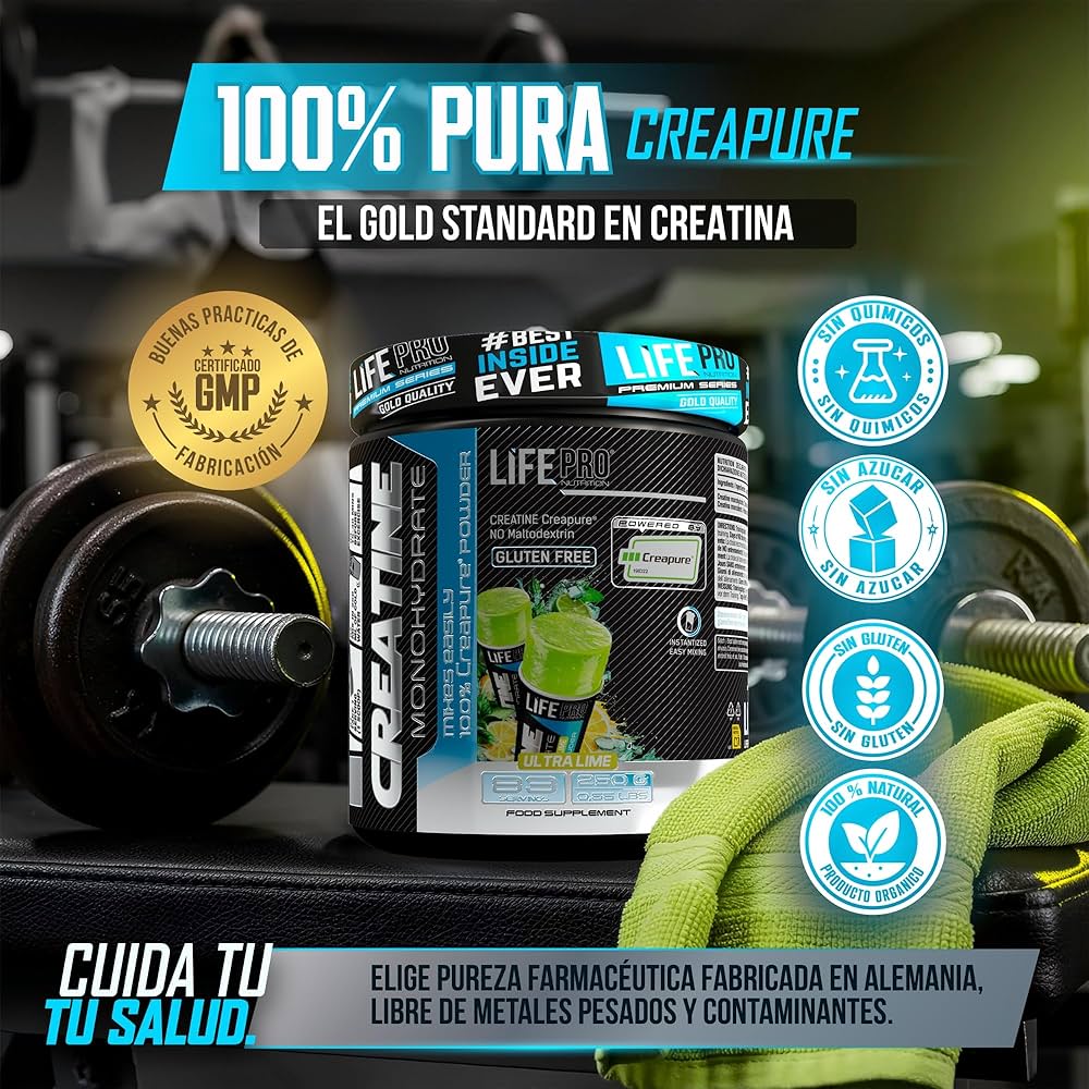 Creatina Life Pro Creapure® 250 g | Ultralima